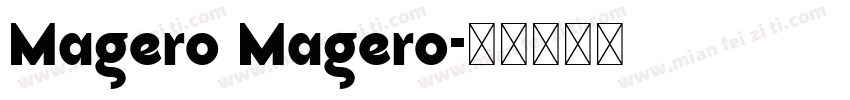 Magero Magero字体转换